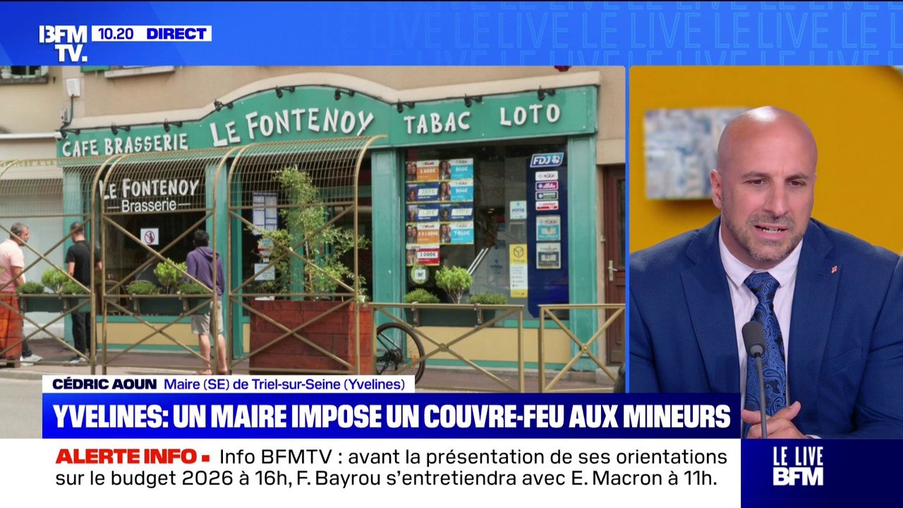 "Cela permet de contrôler": le maire de Triel-sur-Seine (Yvelines) met en place un couvre-feu pour les mineurs