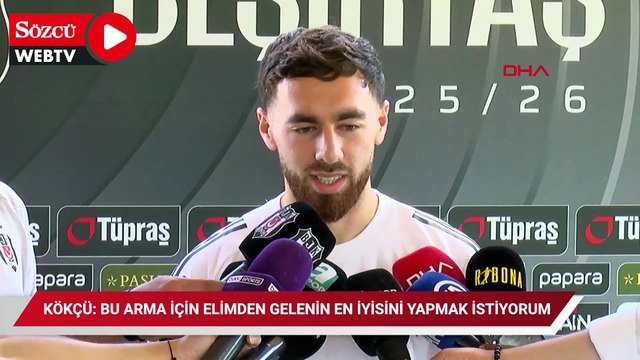 Orkun Kökçü top başı yaptı! 'Beşiktaş'ın çocuğuyum'
