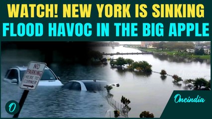Floods Devastate New York| Residents flee, Cars swept-off, Houses Submerged| Who can save New York?