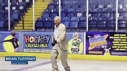 Former ice dancer celebrates 90th birthday at rink