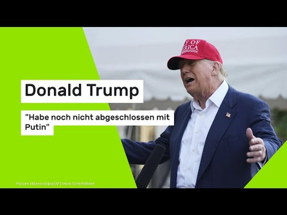 Donald Trump: Trump: 'Habe noch nicht abgeschlossen mit Putin'