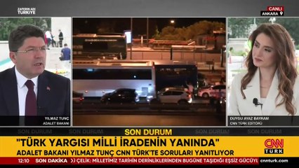SON DAKİKA... Adalet Bakanı Yılmaz Tunç'tan CNN TÜRK'te FETÖ ile mücadele mesajı: Artık karanlık girişim yapamazlar