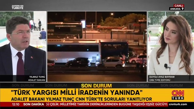 SON DAKİKA... Adalet Bakanı Yılmaz Tunç'tan CNN TÜRK'te FETÖ ile mücadele mesajı: Artık karanlık girişim yapamazlar