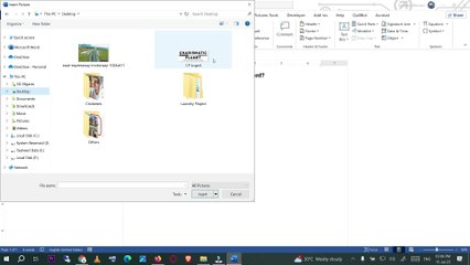 How to insert a logo in Word Document?