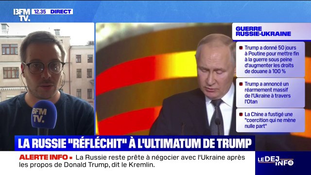 Guerre en Ukraine: le Kremlin dit avoir besoin de temps pour répondre aux déclarations sérieuses de Donald Trump