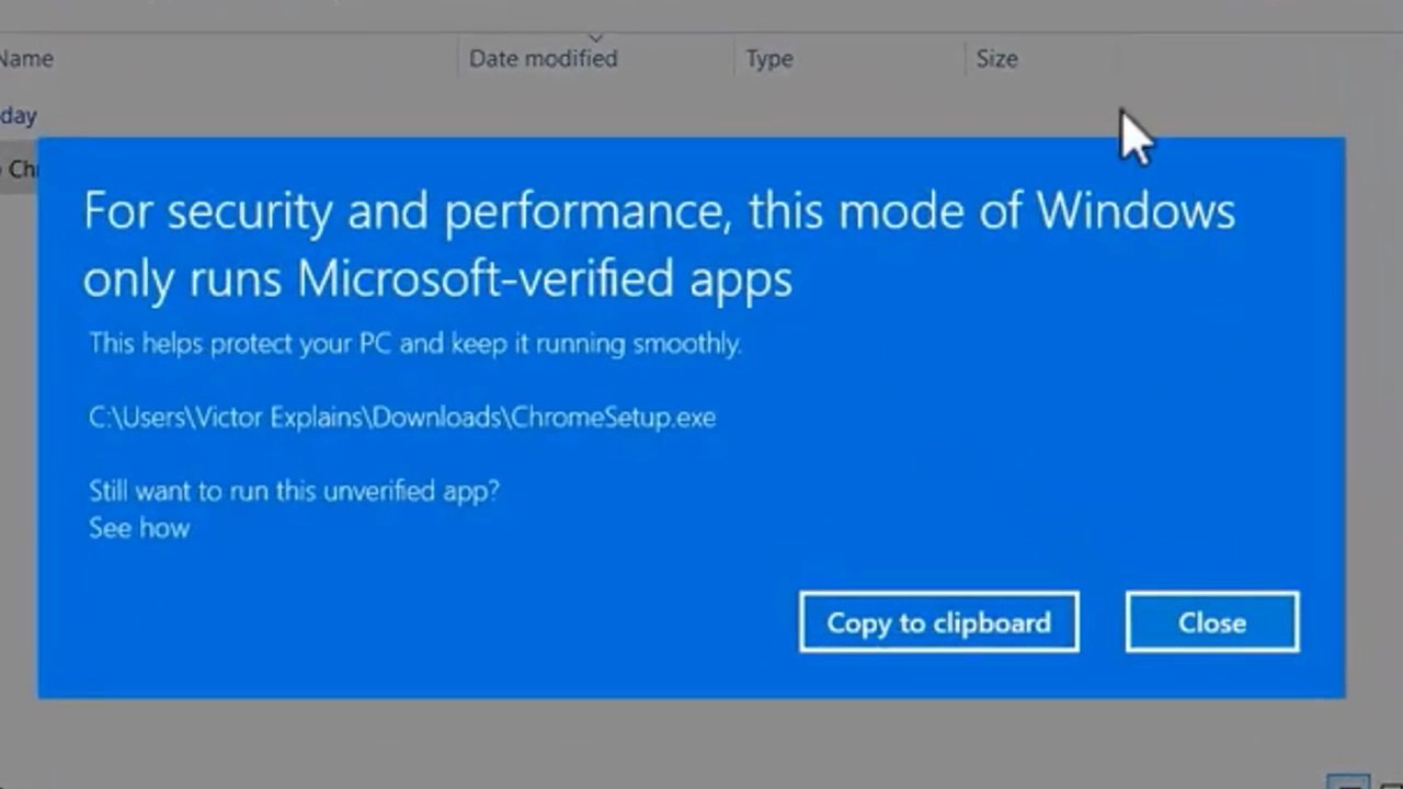 Fix “For Security and Performance, This Mode of Windows Only Runs Verified Apps” Error on Windows 11/10 ✔️