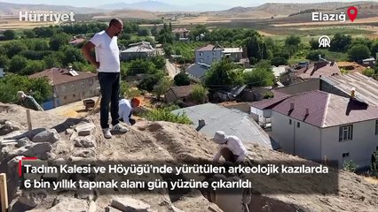 Elazığ'da 6 bin yıllık tapınak alanı keşfedildi!