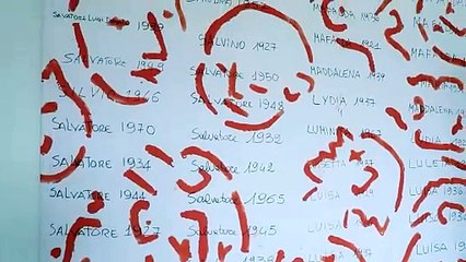 Lenzuoli bianchi e i nomi scritti a mano: è l'opera "L'Umanità", per ricordare le vittime del Covid