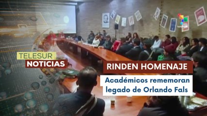 Académicos colombianos celebraron el centenario del nacimiento del sociólogo Orlando Fals