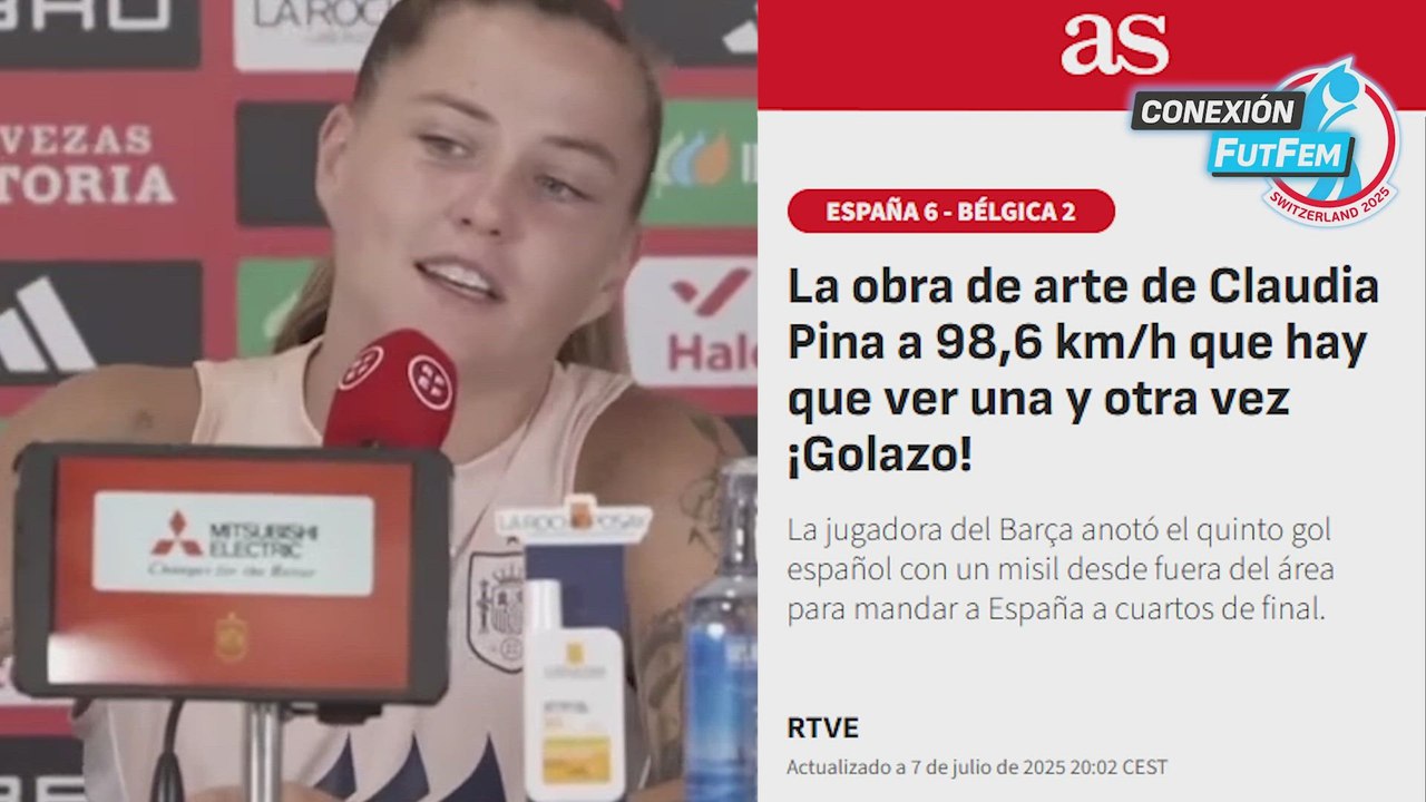 Claudia Pina explica su golazo a 98,6 km/h y revela un secreto único: escuchen