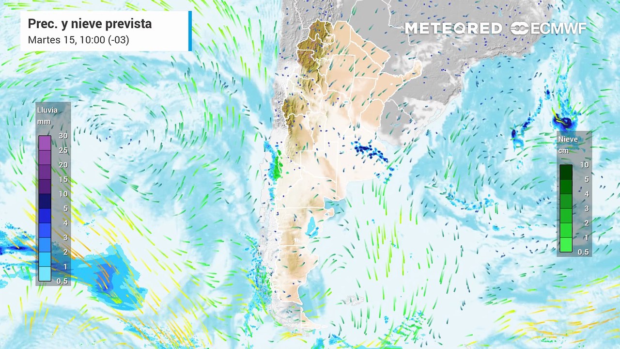 Alerta naranja del Servicio Meteorológico Nacional: tormentas severas el martes y miércoles en el centro de Argentina