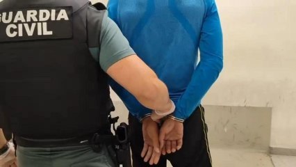 Traslado de la Guardia Civil del joven detenido por la agresión a Domingo en Torre Pacheco.