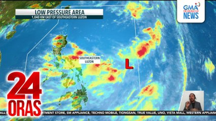 PAGASA - May bagong nabuong low pressure area sa loob ng Philippine Area of Responsibility