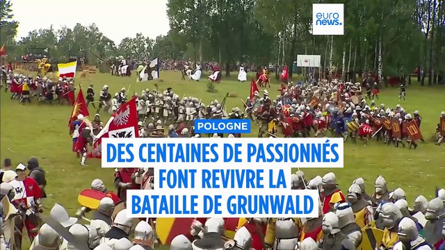 Grunwald revit : des milliers de spectateurs ont remonté le temps jusqu'à la grande bataille de 1410