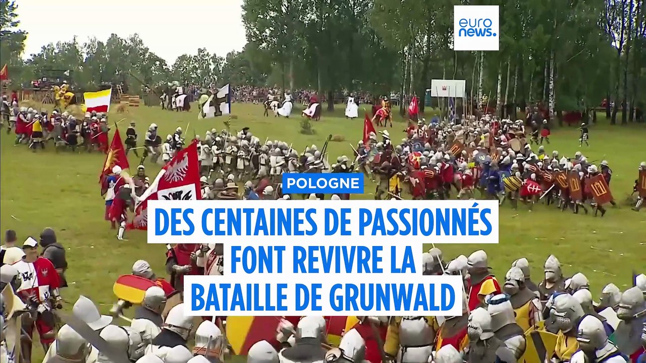Grunwald revit : des milliers de spectateurs ont remonté le temps jusqu'à la grande bataille de 1410