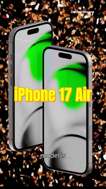 apple iphone 17 air model.