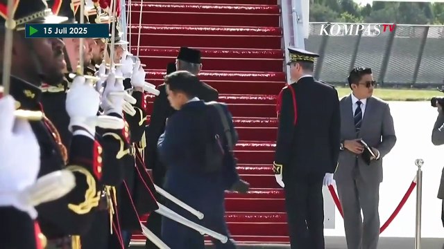 Detik-Detik Presiden Prabowo Tinggalkan Prancis usai Penuhi Undangan Macron Hadiri Bastille Day