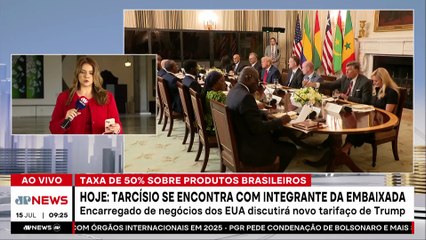 Tarifaço de Trump: Tarcísio se reúne com encarregado de negócios da Embaixada dos EUA