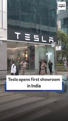 Tesla opens first showroom in India