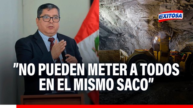¿Por qué meter en el mismo saco a los mineros que están en el proceso de formalización con ilegales?, cuestiona viceministro