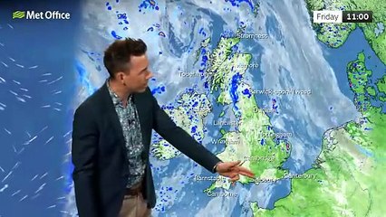 Met Office Thursday Evening weather forecast 17/07/2025