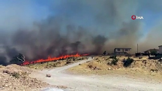 Çanakkale'deki orman yangını büyüyor: Yerleşim yerlerine yaklaştı