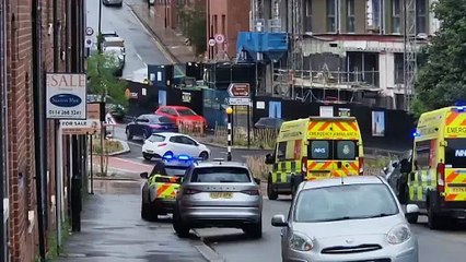 Emergency services respond to Sheffield city incident