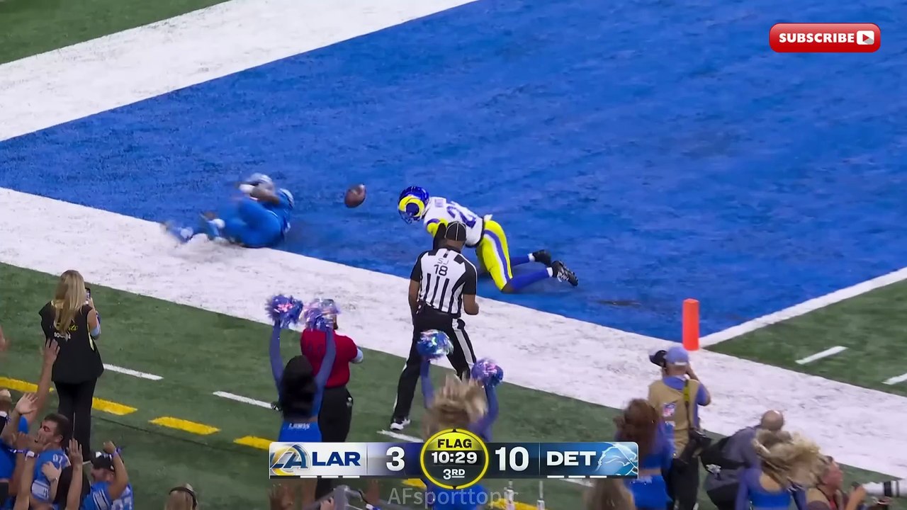 Los Angeles Rams vs. Detroit Lions - NFL Long Passes