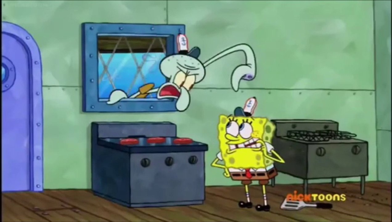 Squidward Asks SpongeBob To Stop Biting His Nails