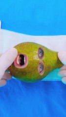 Comment faire une poire souriante ! 🍐😁 #fun #fruits #créatif