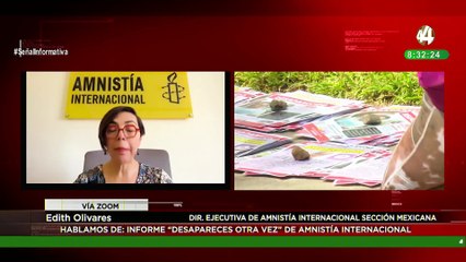 Edith Olivares habla sobre el informe "Desapareces otra vez" de Amnistía Internacional