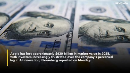 Apple's AI Strategy Costs $630 Billion In Market Cap- Investors Want The Company To Look At Acquisitions