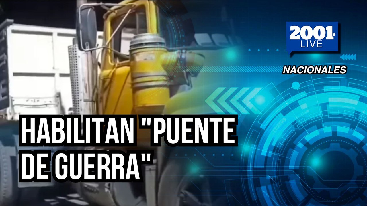 Apure: habilitan "puente de guerra" tras colapso de infraestructura vial en El Muerto