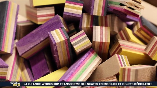 La Grange Workshop transforme des skates en mobilier et objets décoratifs