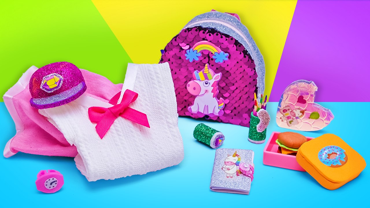 Relooking de retour à l’école pour Barbie ! 🎒✨ Incroyables petits bricolages DIY