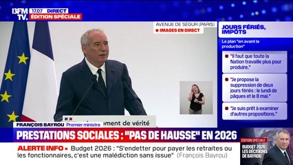 Relance de la production: "Nous orienterons les financements de France 2030 vers les secteurs prioritaires de l'intelligence artificielle et du cyber", assure François Bayrou