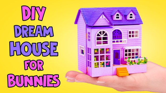 Les petits lapins méritent aussi une maison de rêve ! 🐇💜 Trop mignons pour être vrais !