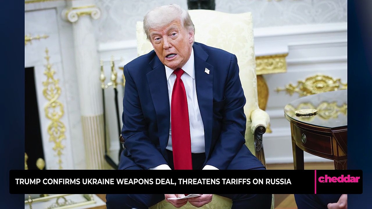 Trump Confirms Ukraine Weapons Deal, Threatens Tariffs on Russia