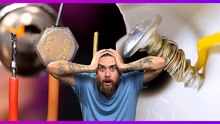 WIRE Hacks, DIY CEMENT Creations & Even Homemade ARMOUR?! 😱🛠️ The Dudes REACT to Wild 5-Minute Crafts!