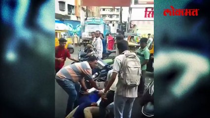 Nalasopara Police Marhan  बाप-लेकानं वाहतूक पोलिसाला मारलं, दोघांची नावं समोर, वाद का झाला