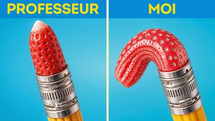 ÉTUDIANT vs PROF : Qui est le maître des astuces scolaires ? GADGETS D'ART & Astuces par 123 GO!