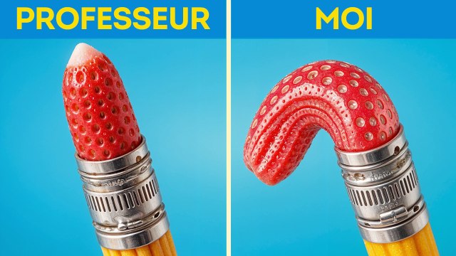 ÉTUDIANT vs PROF : Qui est le maître des astuces scolaires ? GADGETS D'ART & Astuces par 123 GO!