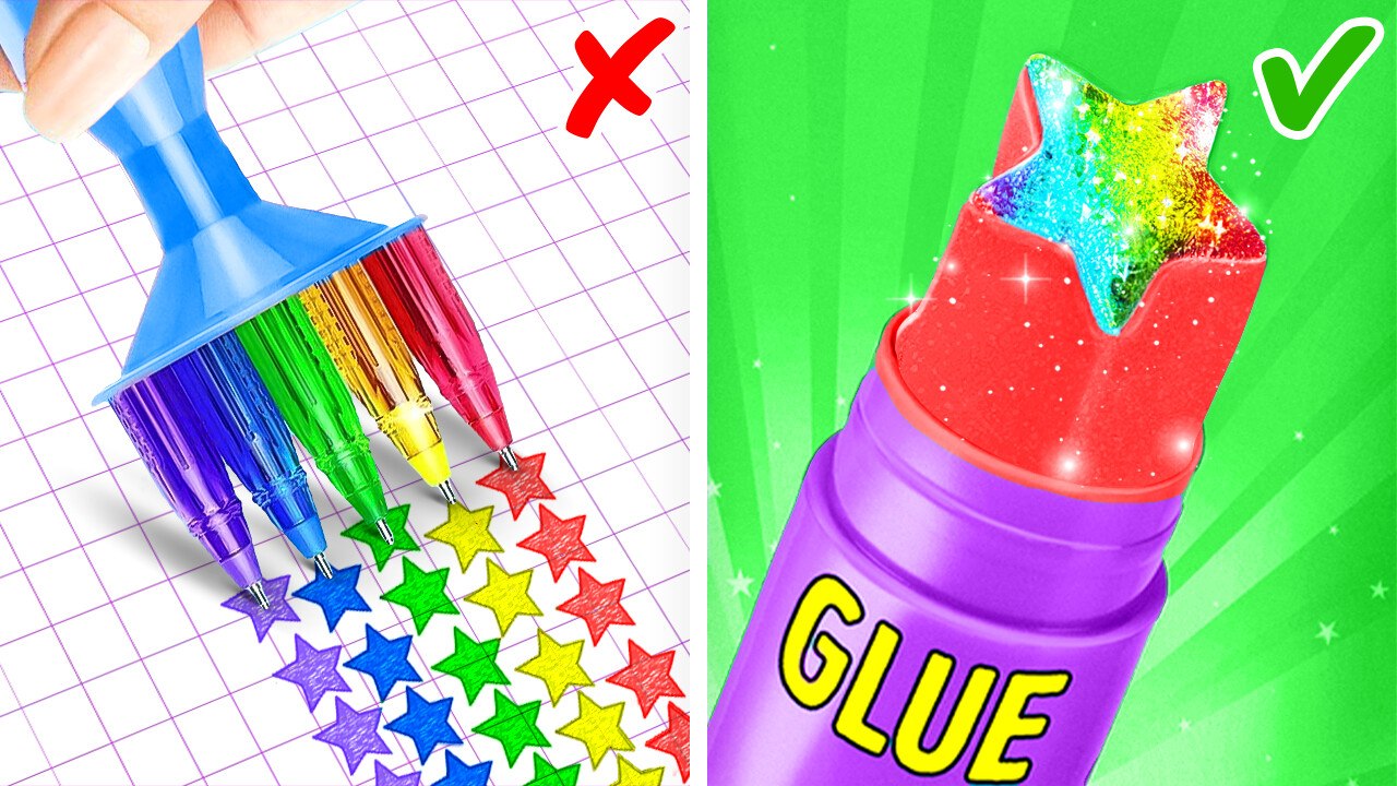 ASTUCES D'ART POUR IMPRESSIONNER VOTRE PROFESSEUR || Tutoriel de Dessin Incroyable par 123 GO SCHOOL