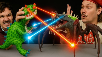 ⚠️ DIY LEGO Dinosaur Vs Real-Life Monster Beast - The Ultimate DIY Clash Begins!