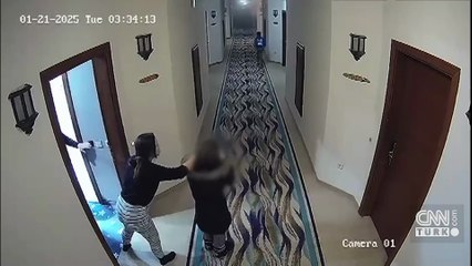 Kartalkaya’dan yeni bir skandal görüntü… Otelin müdürü ve ailesi yangın anında böyle kaçmış