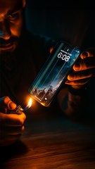 Is it possible to fix your phone screen with the lighter?