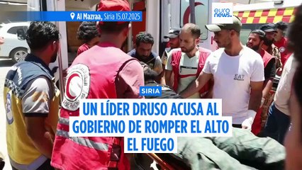 Israel bombardea la ciudad drusa siria de Al Sueida y un líder druso acusa al Gobierno sirio de romper el alto el fuego