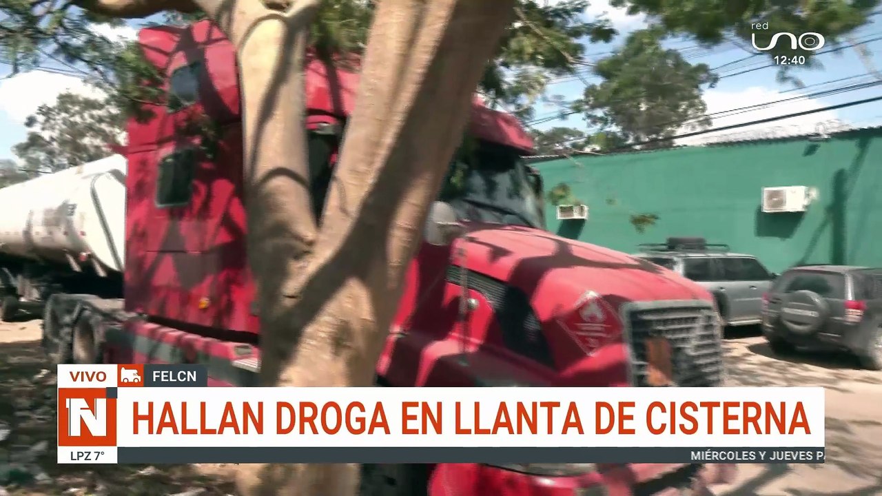 HALLAN DROGA EN LLANTA DE CISTERNA