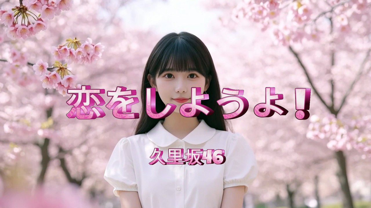久里坂46 「恋をしようよ !」 MUSIC VIDEO 【AIアイドル】