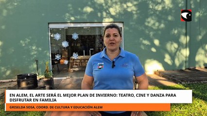 En Alem, el arte será el mejor plan de invierno: teatro, cine y danza para disfrutar en familia